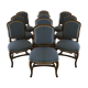 Suite de dix chaises de style Louis XV à entretoise