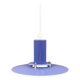 A blue minimalist hanging lamp from Lyfa Denmark 1980s.