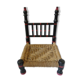 Ethnic low chair