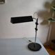 Vintage black modernist table lamp 50 1950 Bauhaus