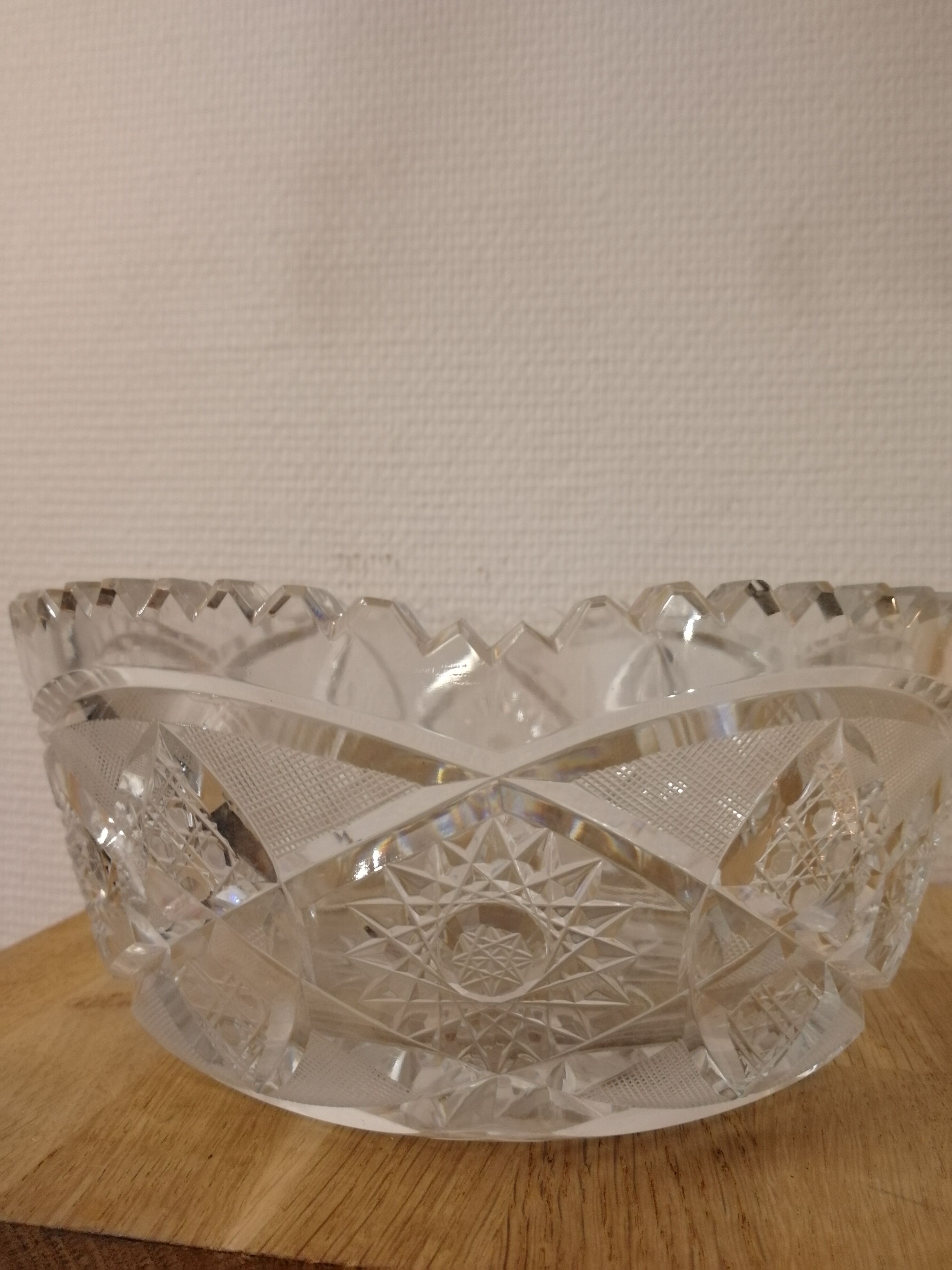 Saladier en cristal