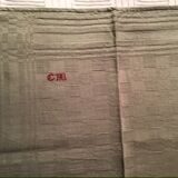 4 serviettes de table vert amande en coton
