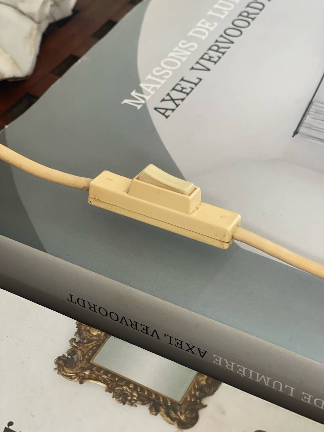 Porcelain lamp base 1950