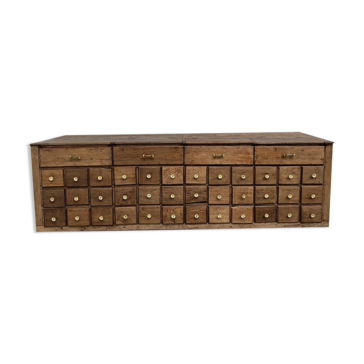 Old trade furniture with oak drawers XL format