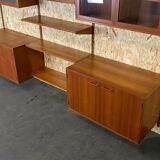 Teak wall shelf by Kai Kristiansen Danish design year 60