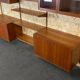 Teak wall shelf by Kai Kristiansen Danish design year 60