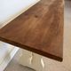 Vintage farmhouse bench made of solid wood