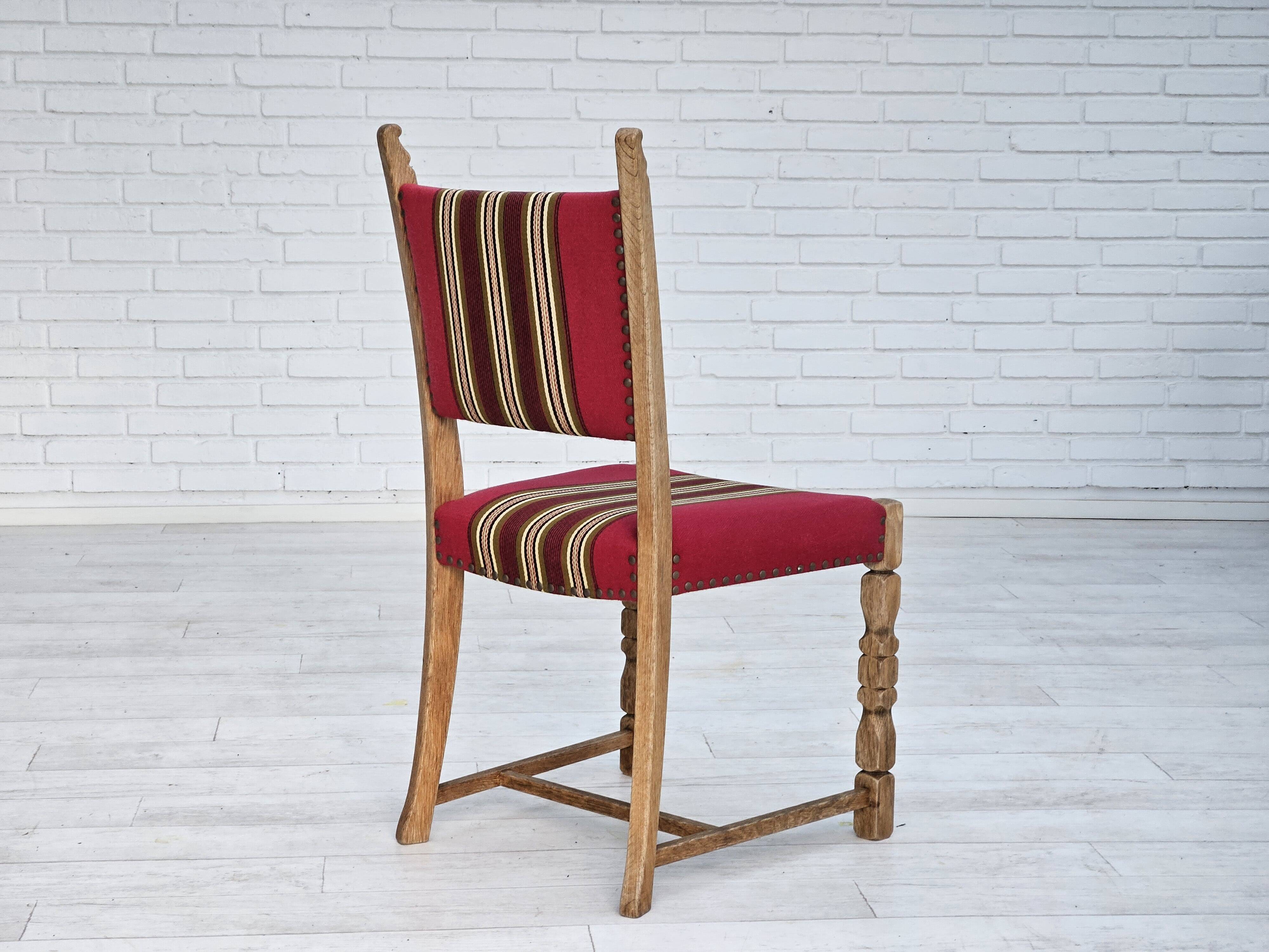 1970s, set 6 pcs of Danish dinning chairs, original good condition.