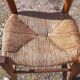 6 antique and mismatched mulched chairs