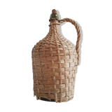 Demijohn with basket wicker h38cm