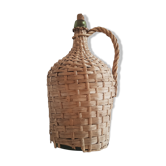 Dame jeanne avec panier osier h38cm