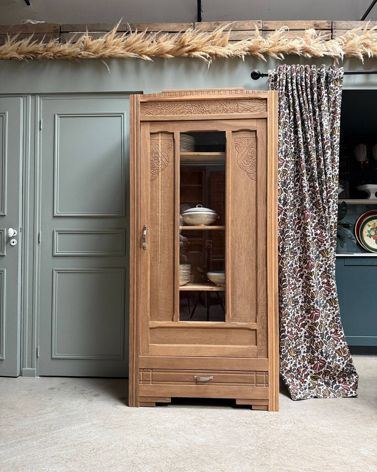 Armoire vitrée Art Déco