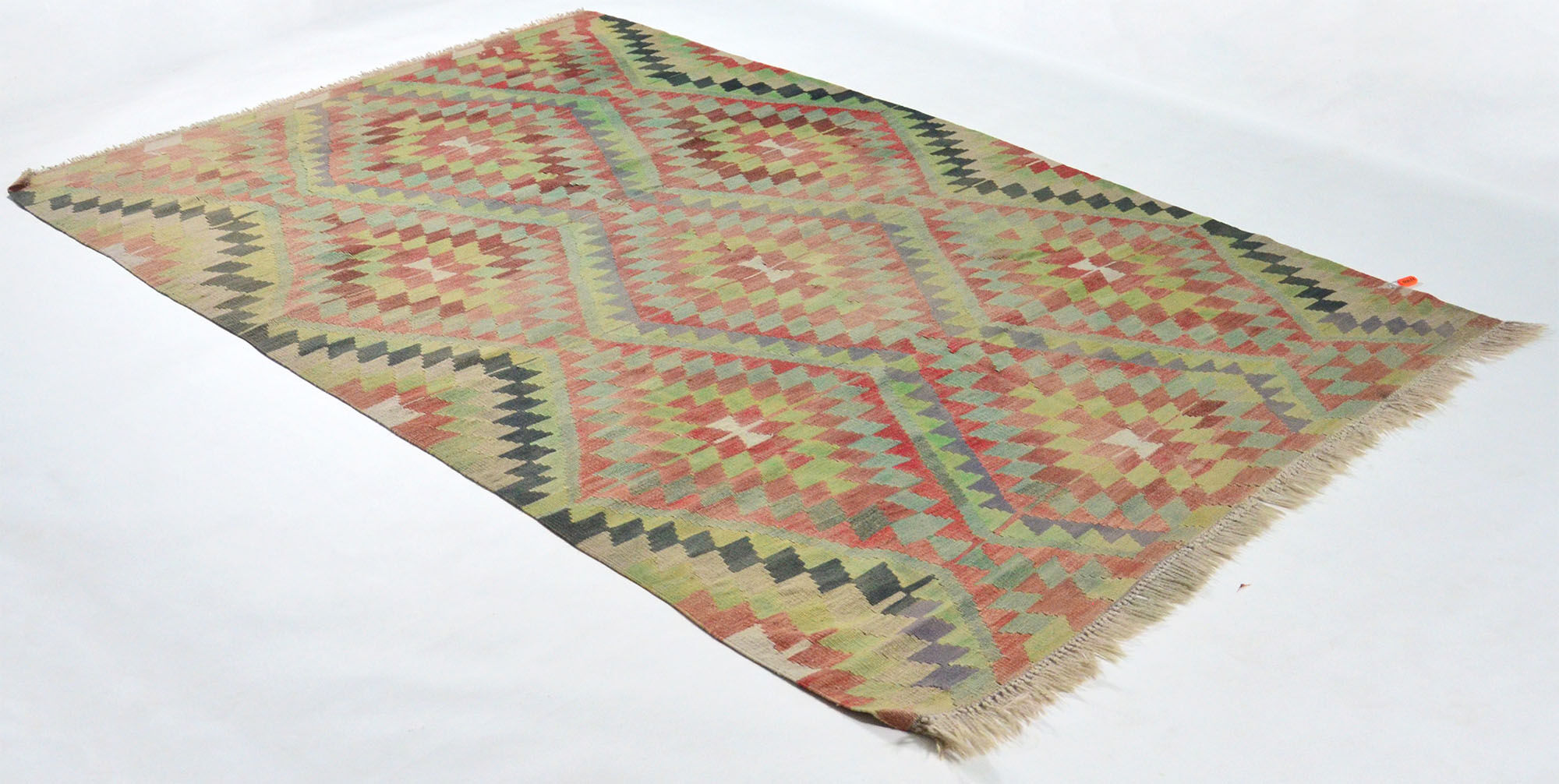 Anatolian handmade kilim rug 248 cm x 154 cm