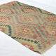 Anatolian handmade kilim rug 248 cm x 154 cm