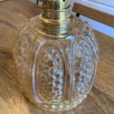 Golden vintage globe pendant lamp