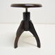 Mid-century height adjustable piano stool,1950's