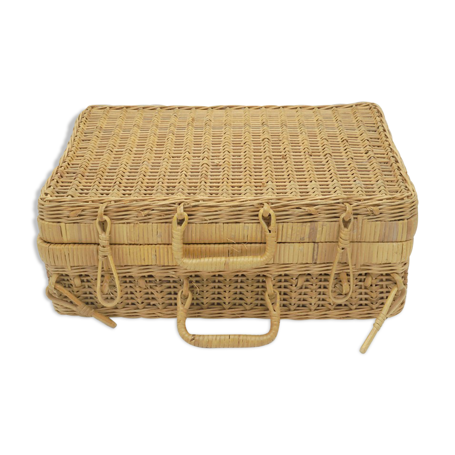 Suitcase wicker