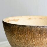 Petite coupe vintage en grès rustique émaillé
