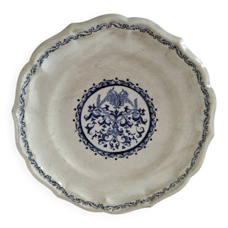 Assiette Gien décor Rouen à lambrequins effilés estampille 1920