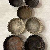 Set of 7 small molds years 50