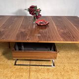 Multifunctional design dining table to coffee table