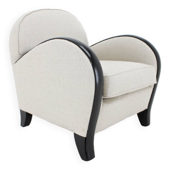 1940s Italian Newly Upholstered Armchair