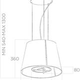 Elica grace cooker hood lamp