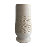 Vase à décor bille, blanc