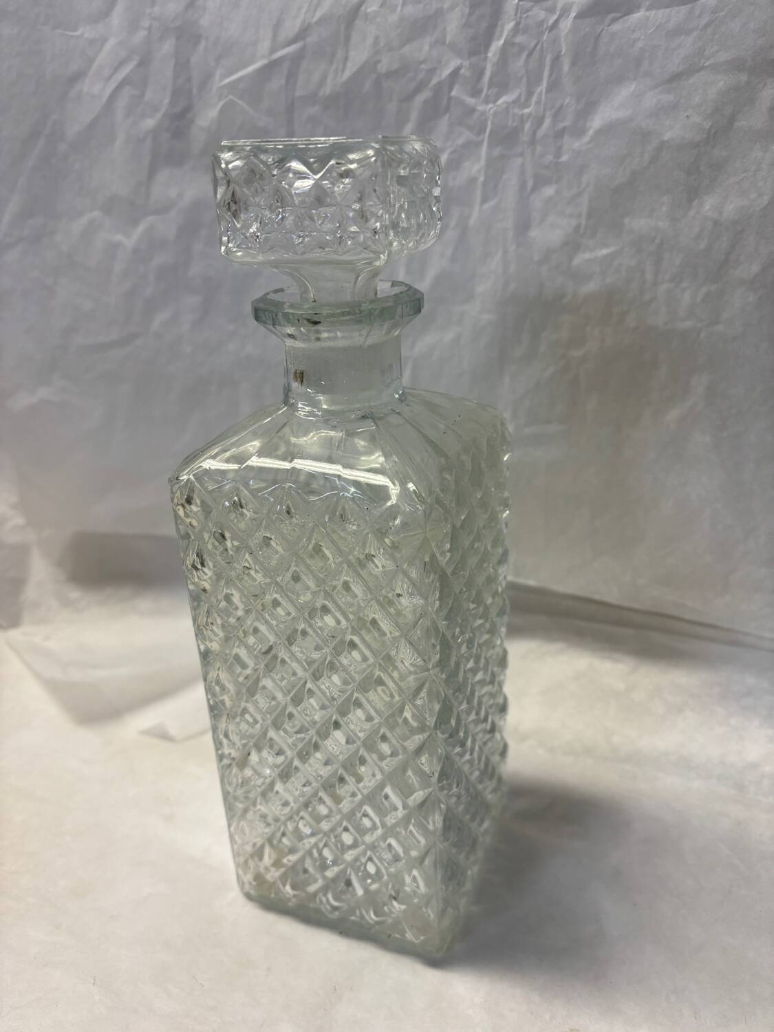 Vintage whiskey decanter