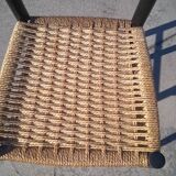 wood and rope chair