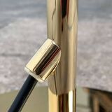 German Vintage Floor Lamp in Hollywood Regency Style in Brass by Florian Schulz