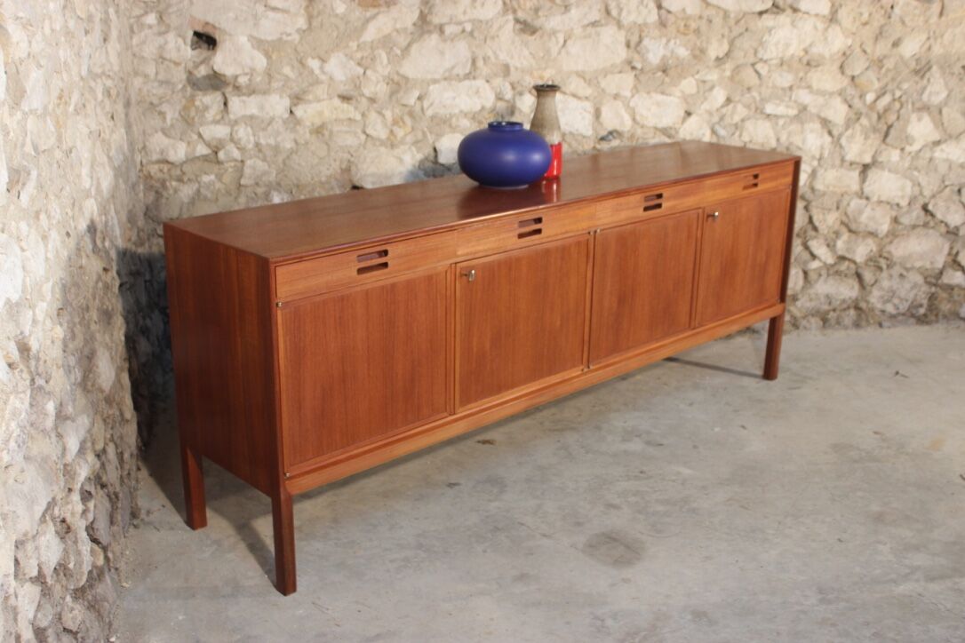 Scandinavian vintage teak sideboard by Bodafors, 1960 s