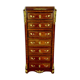 Secretary Napoleon in rosewood, violet wood and gilded bronzes.