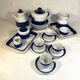 Design tableware service by Hertha Bengtson for Rörstrand, Sweden, in glazed stoneware.