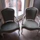 2 fauteuil cabriolet style Louis XV