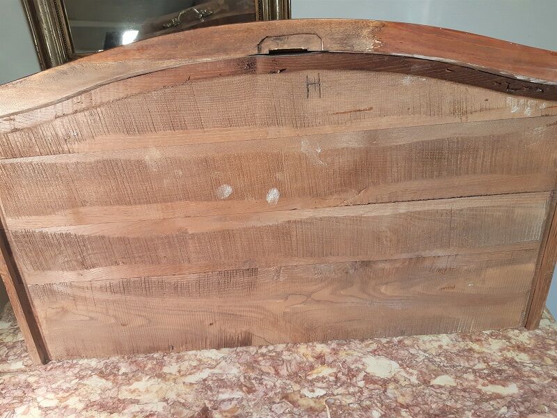 Comfortable style Louis XV rosewood, curved all sides, décor marked with flowers