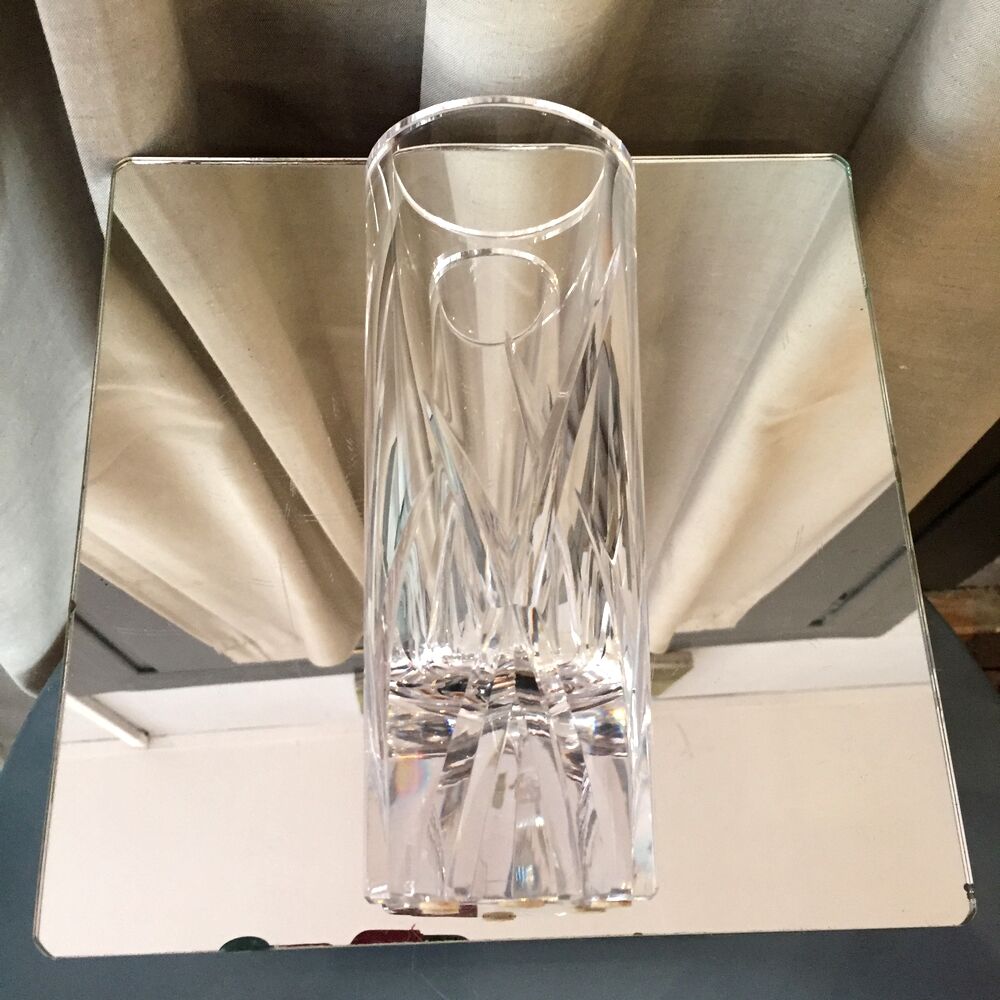 Crystal tube vase wean size