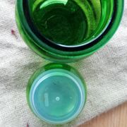 Airtight glass apothecary jar 60s.