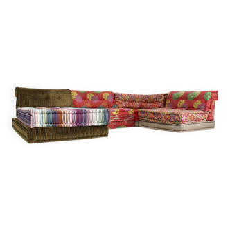 Roche Bobois Mah Jong sofa Kenzo Takada design by Hans Hopfer, set of 12