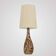 A lamp from Accolay, France, from the 1960s.