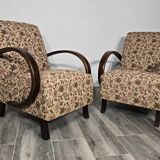 Ensemble de fauteuils vintage par Jindrich Halabala