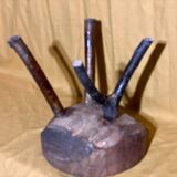 Rustic brutalist trading stool