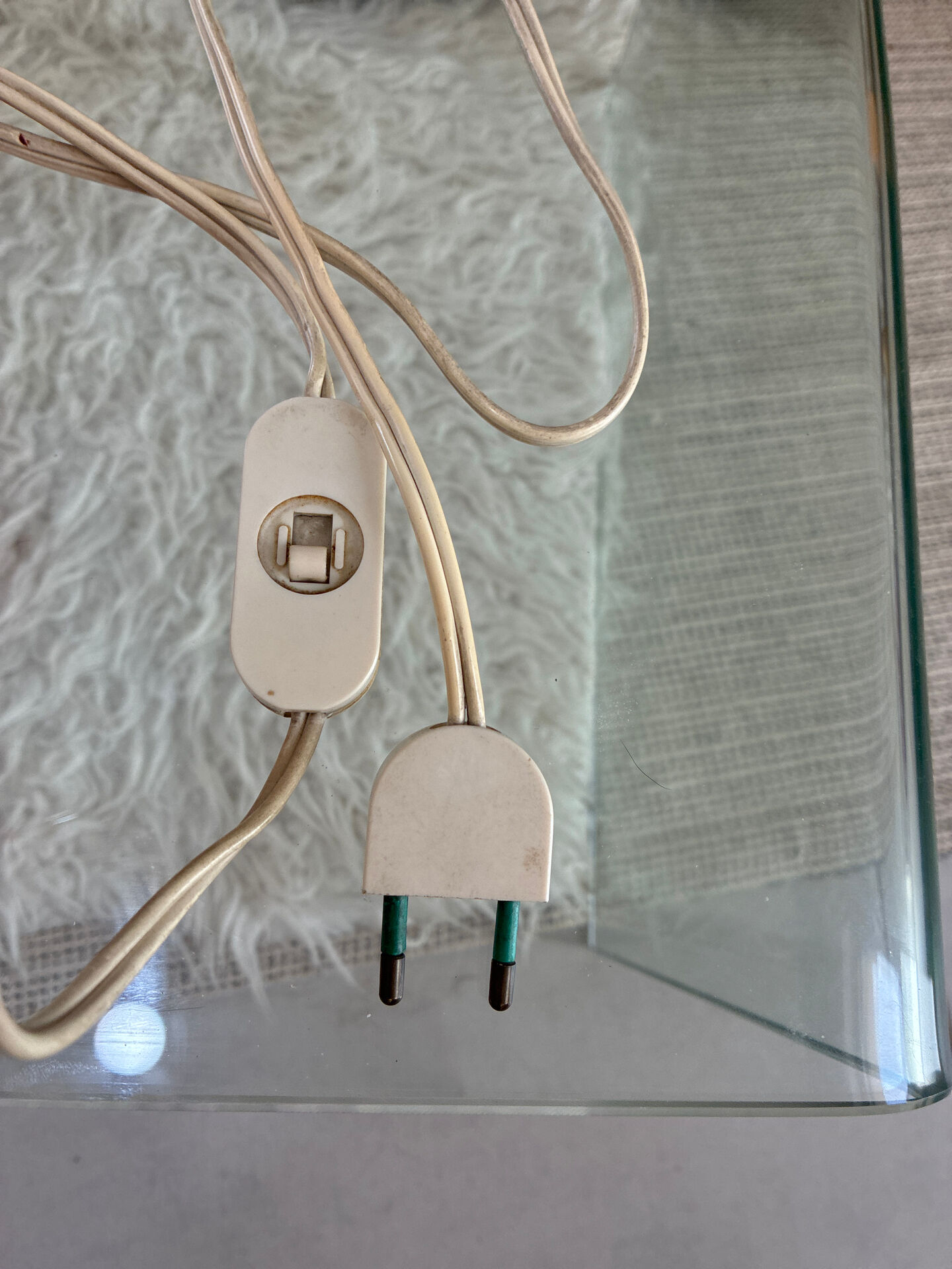 1970s table lamp in opaline.