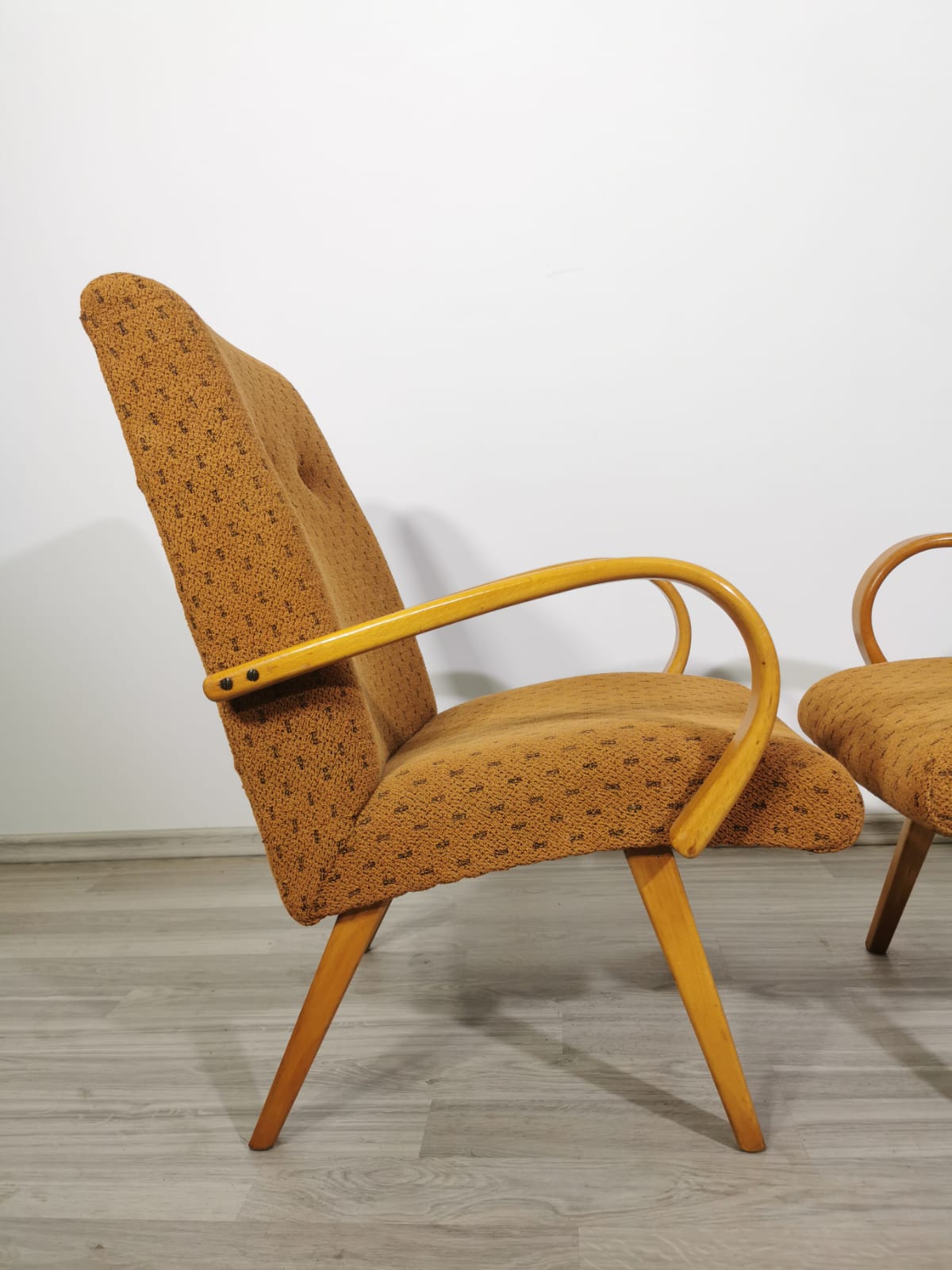 Vintage Armchairs by Jaroslav Smidek, 1960s, Set of 2