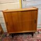 Meuble enfilade porte coulissante vintage design 60/70