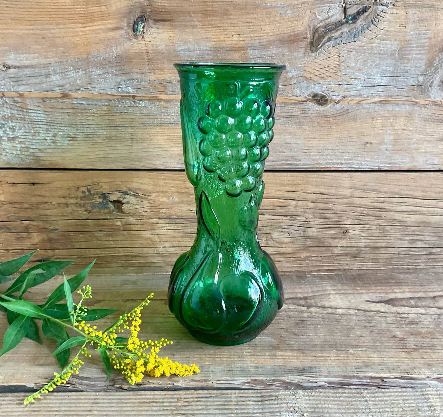 Glass vase "fruits" made in Italy