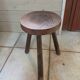 Wooden tripod stool