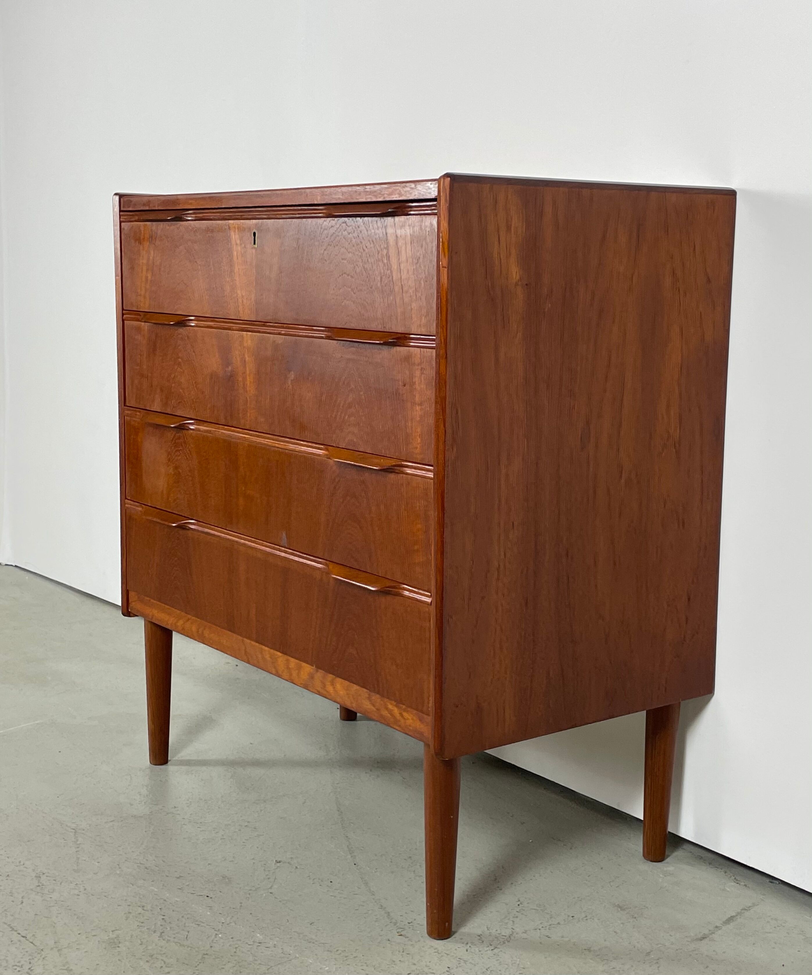 Danish Teak Chest of Drawers by Erling Torvits 1960s