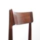 Suite de 4 chaises scandinaves en teck modèle 39