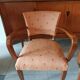 2 fauteuils bridge saumon